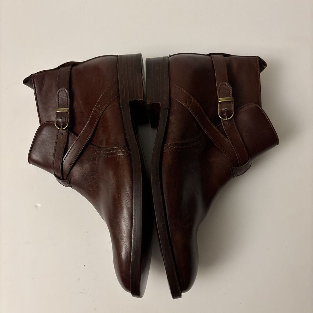 Vintage Ralph Lauren Ankle Boots Booties Made in Italy Equestrian Size 6.5